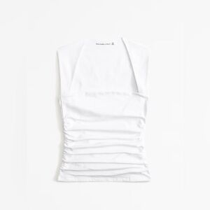 Abercrombie & Fitch Classic White Ava Tank Top